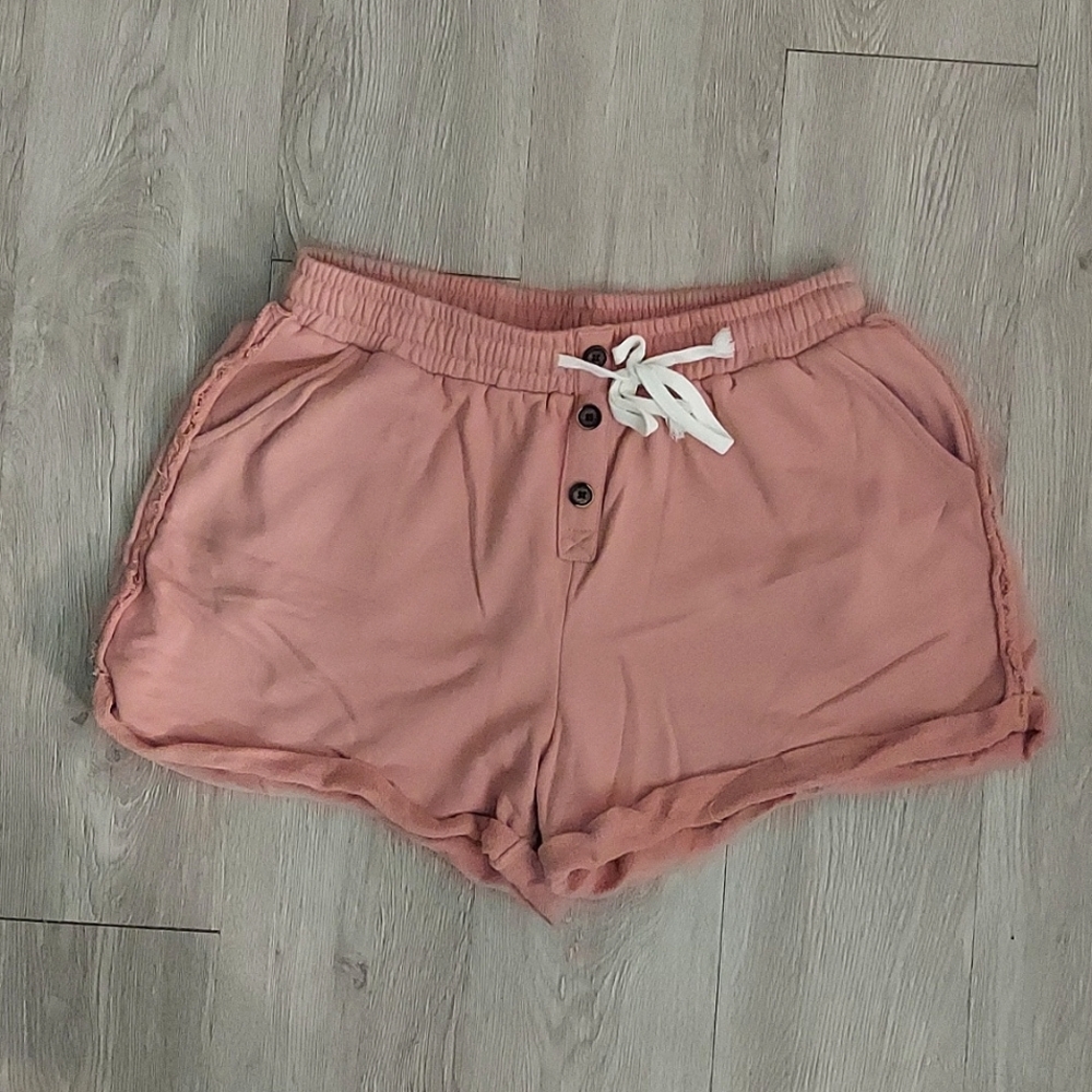Yimoon Elastic Waistband Knit Shorts